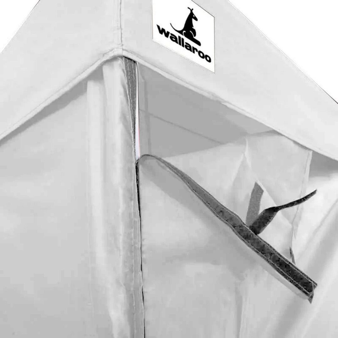 Wallaroo PopUp Outdoor Gazebo Tent Marquee 3x4.5m - White-Vivify Co.