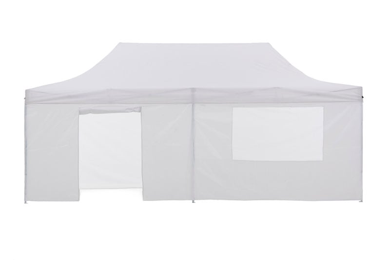 Wallaroo PopUp Outdoor Gazebo Tent Marquee 3x6m - White-Vivify Co.