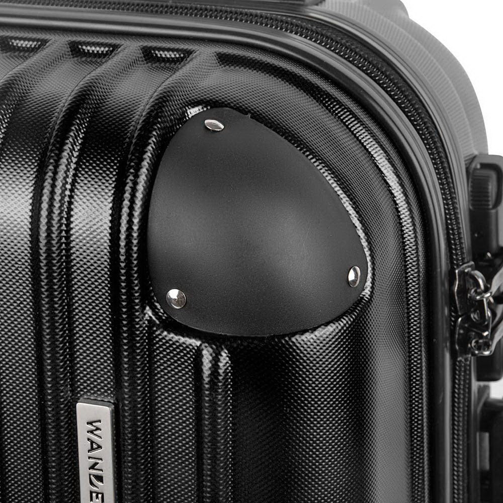 Wanderlite 28" 75cm Hard Case Suitcase - Black-Vivify Co.