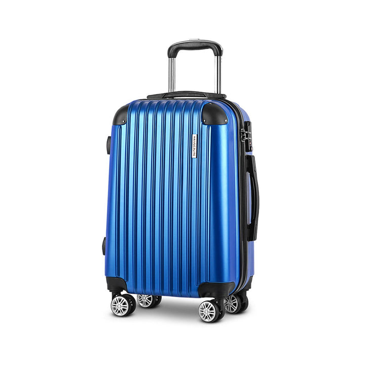 Wanderlite 28" 75cm Hard Case Suitcase - Blue-Vivify Co.