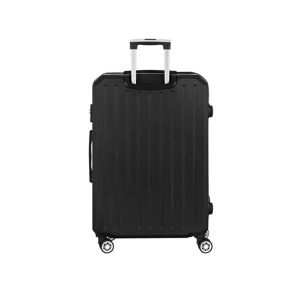 Wanderlite 28" 75cm Hard Case Suitcase - Prism - Black-Vivify Co.