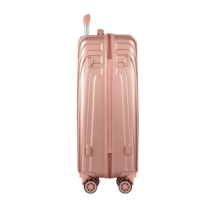 Wanderlite 3-Piece Hard Case Luggage Set - Pink-Vivify Co.