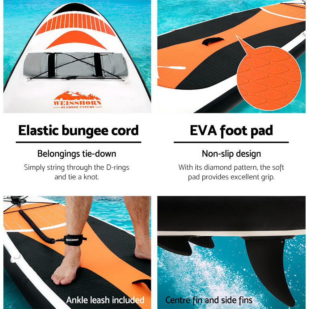 Weisshorn 3.35m Inflatable Stand Up Paddle Board & Kayak-Vivify Co.