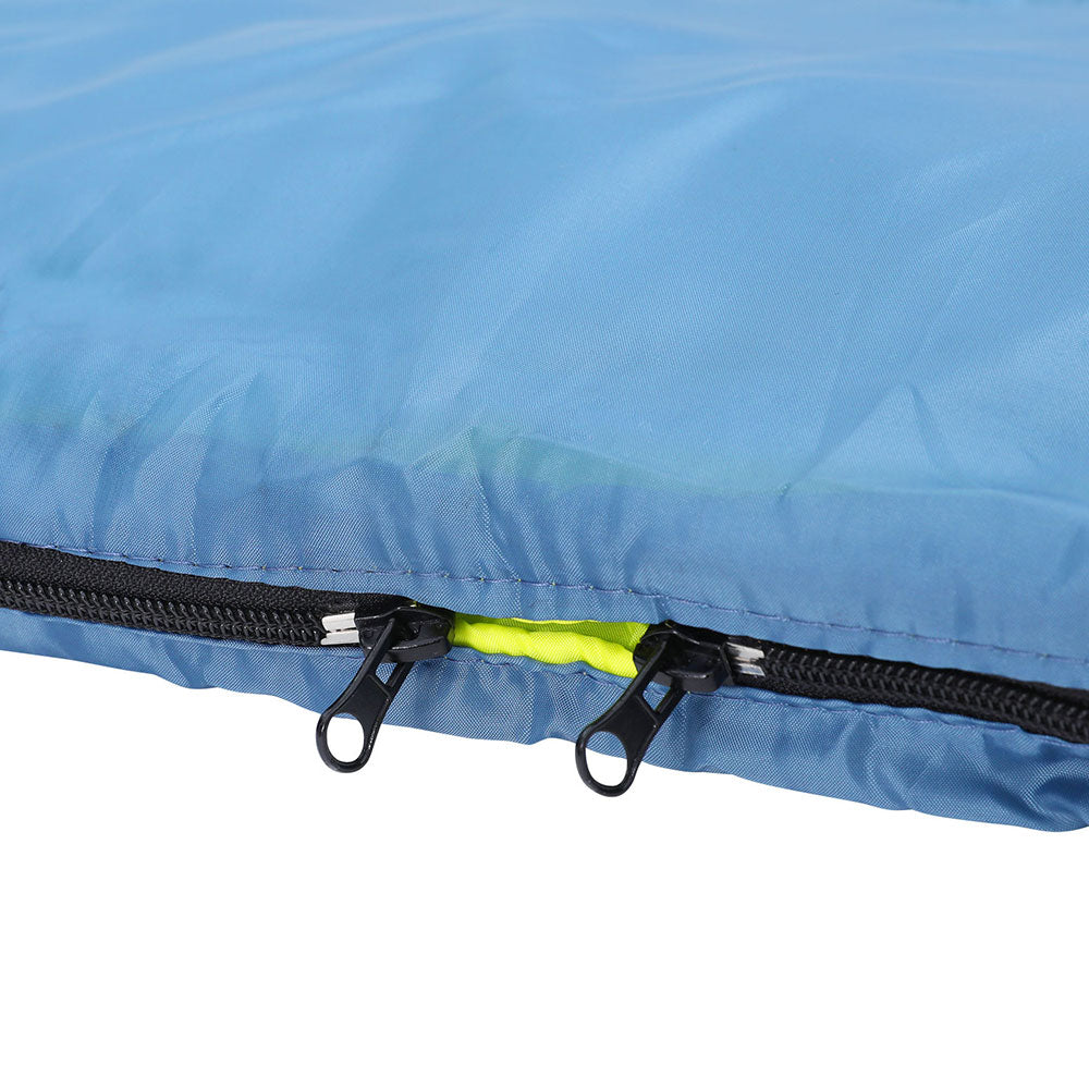 Weisshorn Convertable Double Sleeping Bag 245GSM - Blue Grey-Vivify Co.