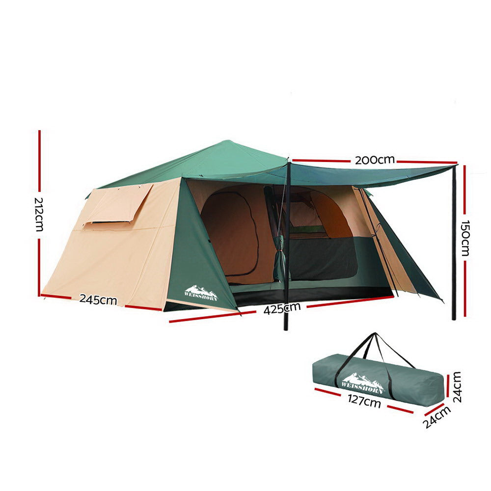 Weisshorn Instant Up Camping Dome Tent - 8 Person-Vivify Co.