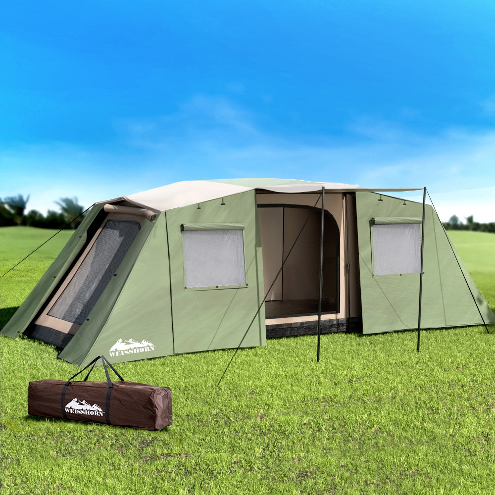 Weisshorn Instant Up Camping Tent - 3 Rooms - 10 People-Vivify Co.