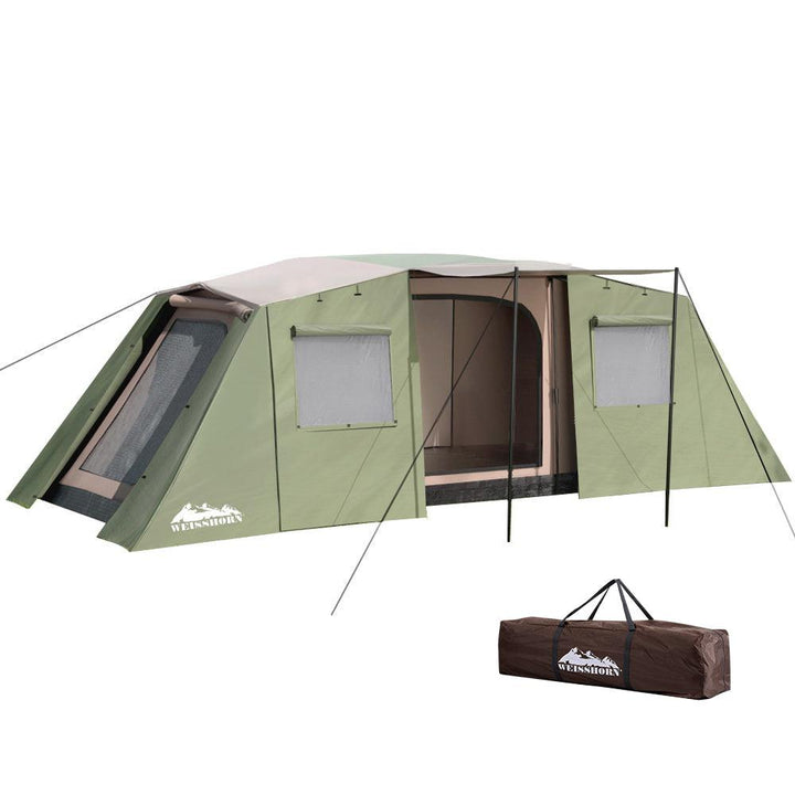 Weisshorn Instant Up Camping Tent - 3 Rooms - 10 People-Vivify Co.