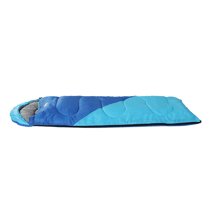 Weisshorn Kids Sleeping Bag 172cm 250GSM - Blue-Vivify Co.