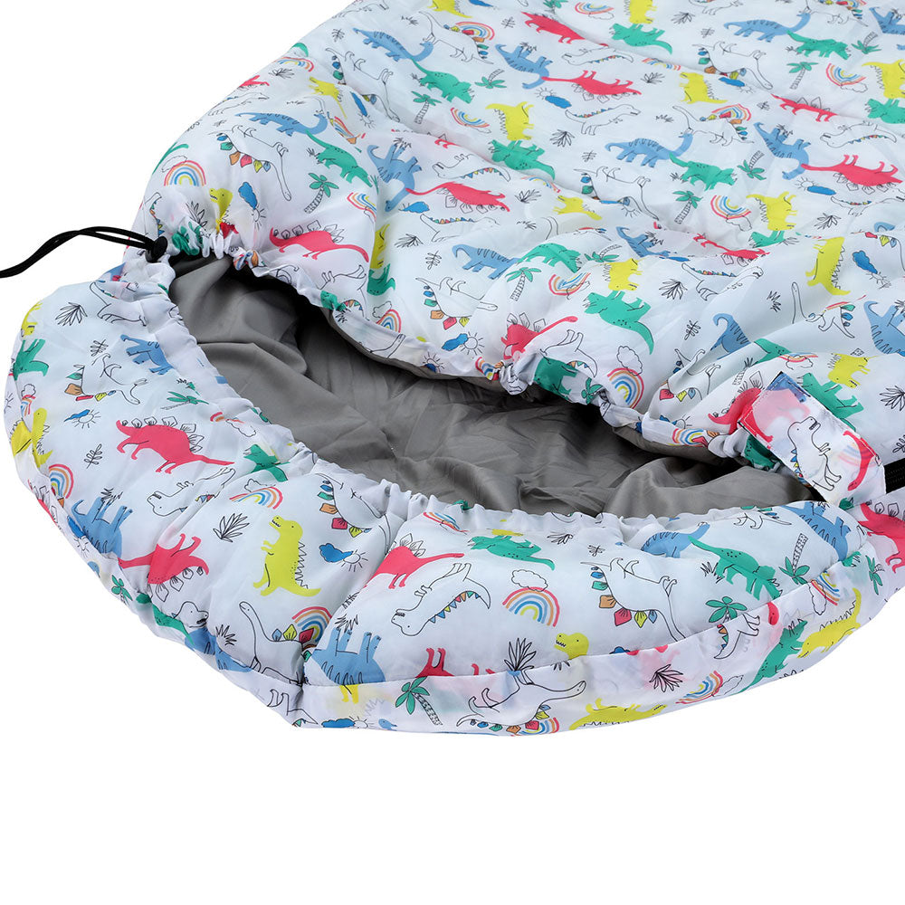 Weisshorn Kids Sleeping Bag 180cm 250GSM - Dinosaurs-Vivify Co.