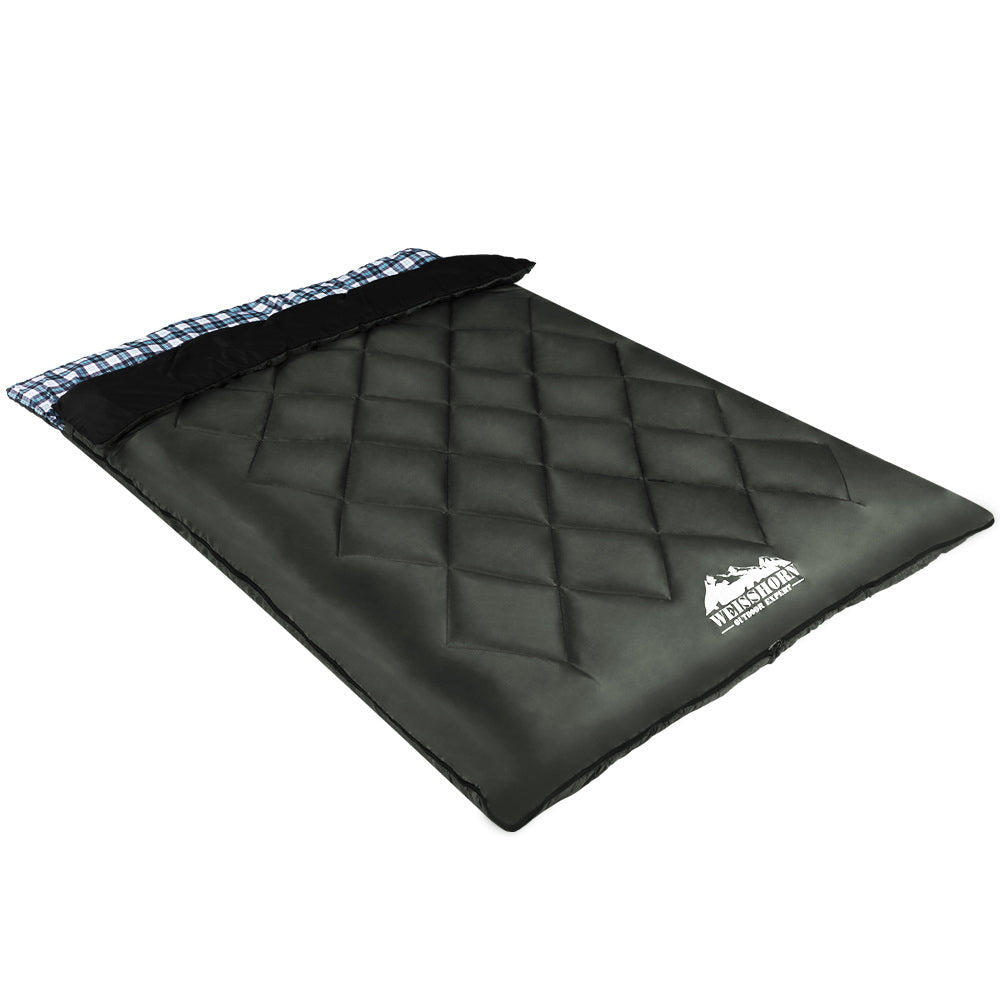 Weisshorn Sleeping Bag 300GSM - Grey-Vivify Co.