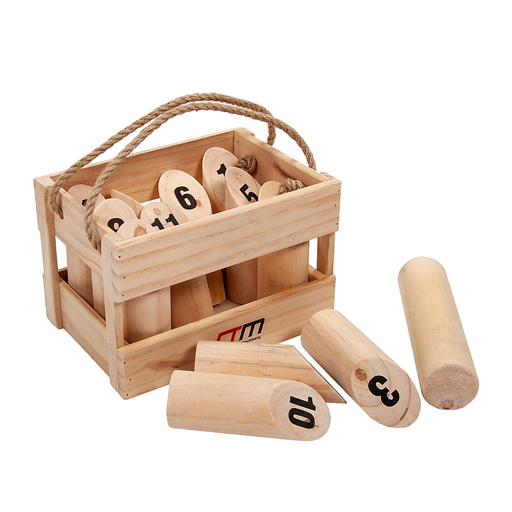 Wooden Number Toss Game with Carry Case-Vivify Co.